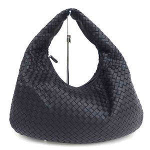 Bottega Intrecciato One Shoulder Noir